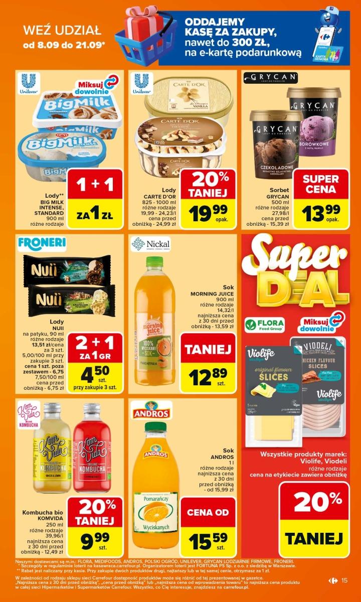 Gazetka promocyjna Carrefour do 20/09/2025 str.15