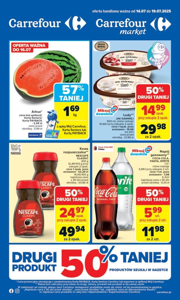 Gazetka promocyjna Carrefour do 19/07/2025 str.1