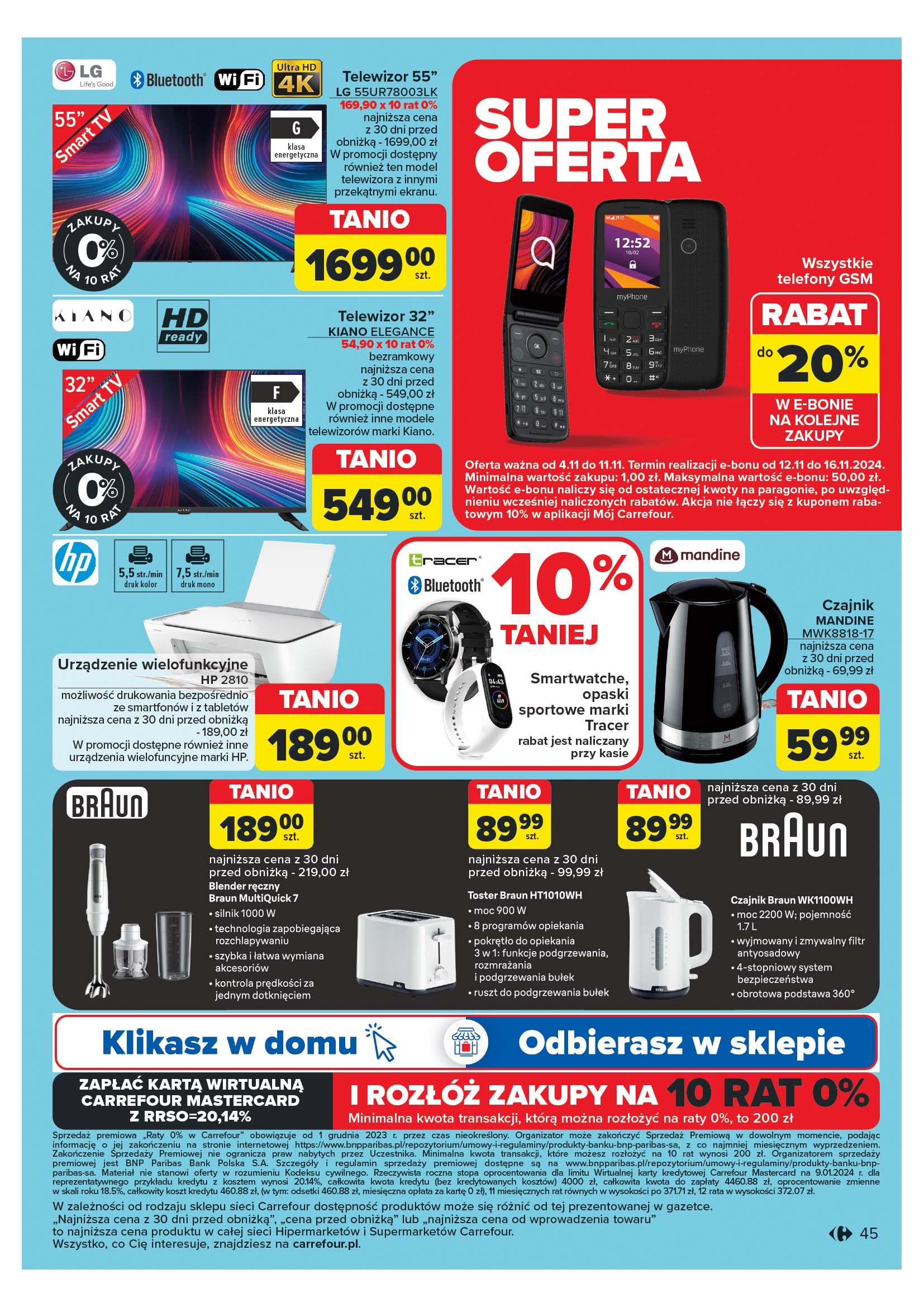 Gazetka promocyjna Carrefour do 09/11/2024 str.45