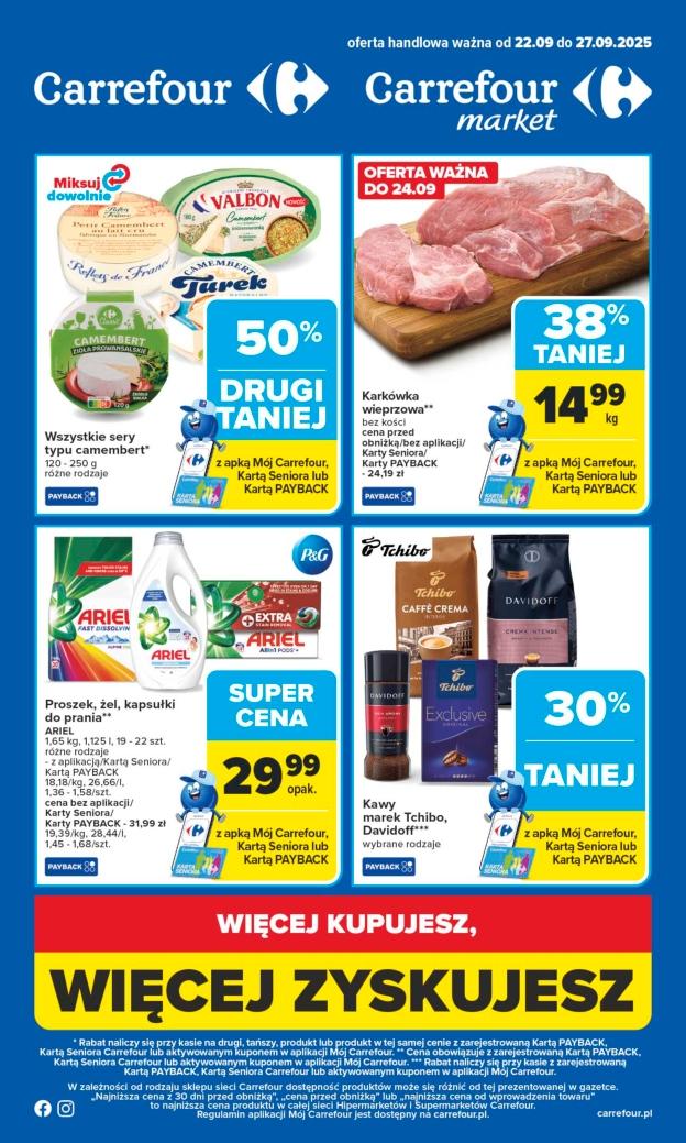 Gazetka promocyjna Carrefour do 27/09/2025 str.1