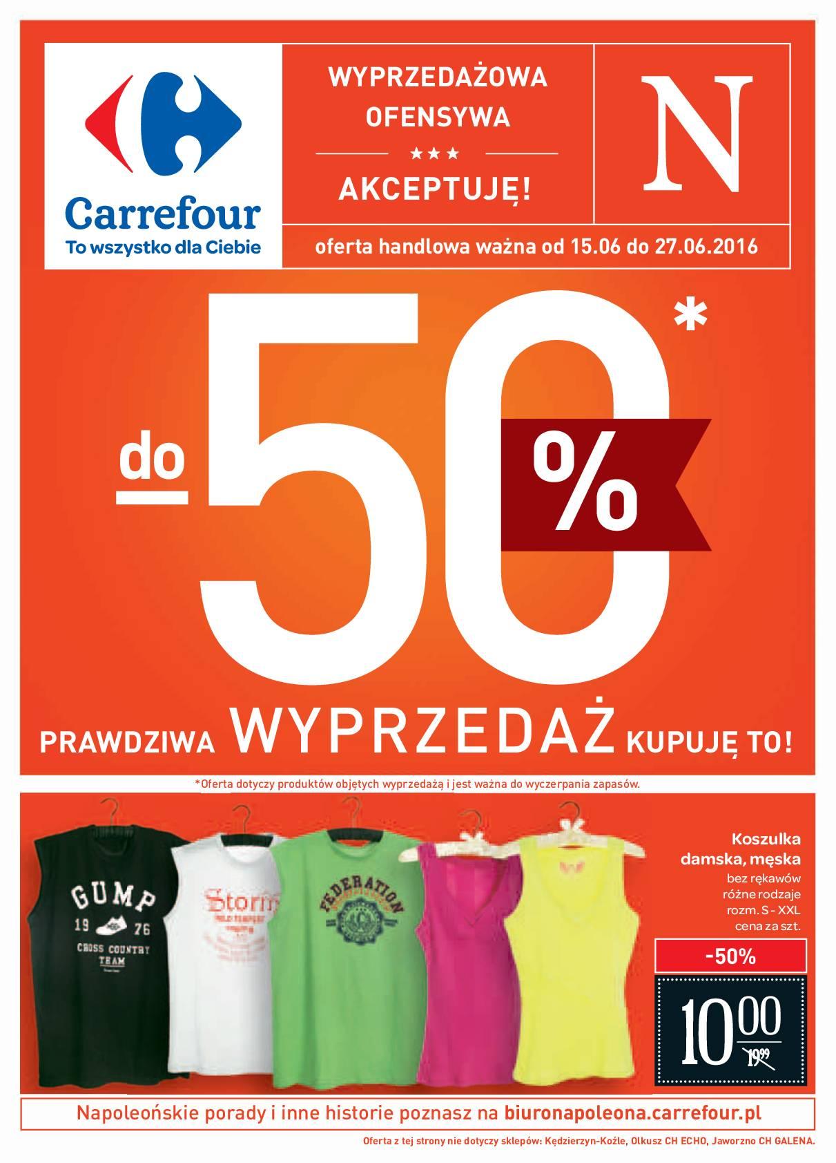 Gazetka promocyjna Carrefour do 27/06/2016 str.0