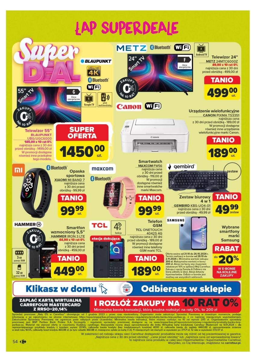 Gazetka promocyjna Carrefour do 26/10/2024 str.54