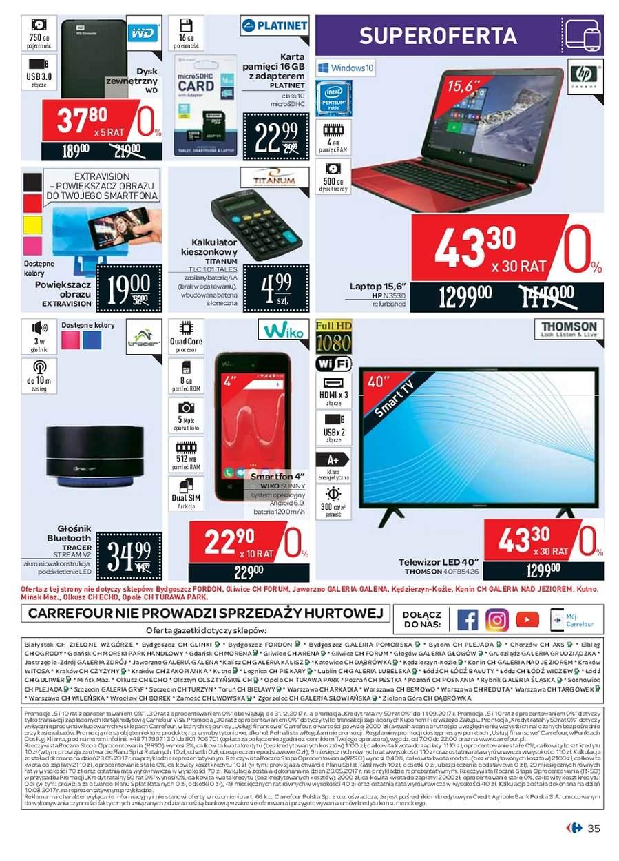 Gazetka promocyjna Carrefour do 18/09/2017 str.35