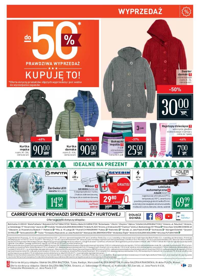 Gazetka promocyjna Carrefour do 24/12/2017 str.23