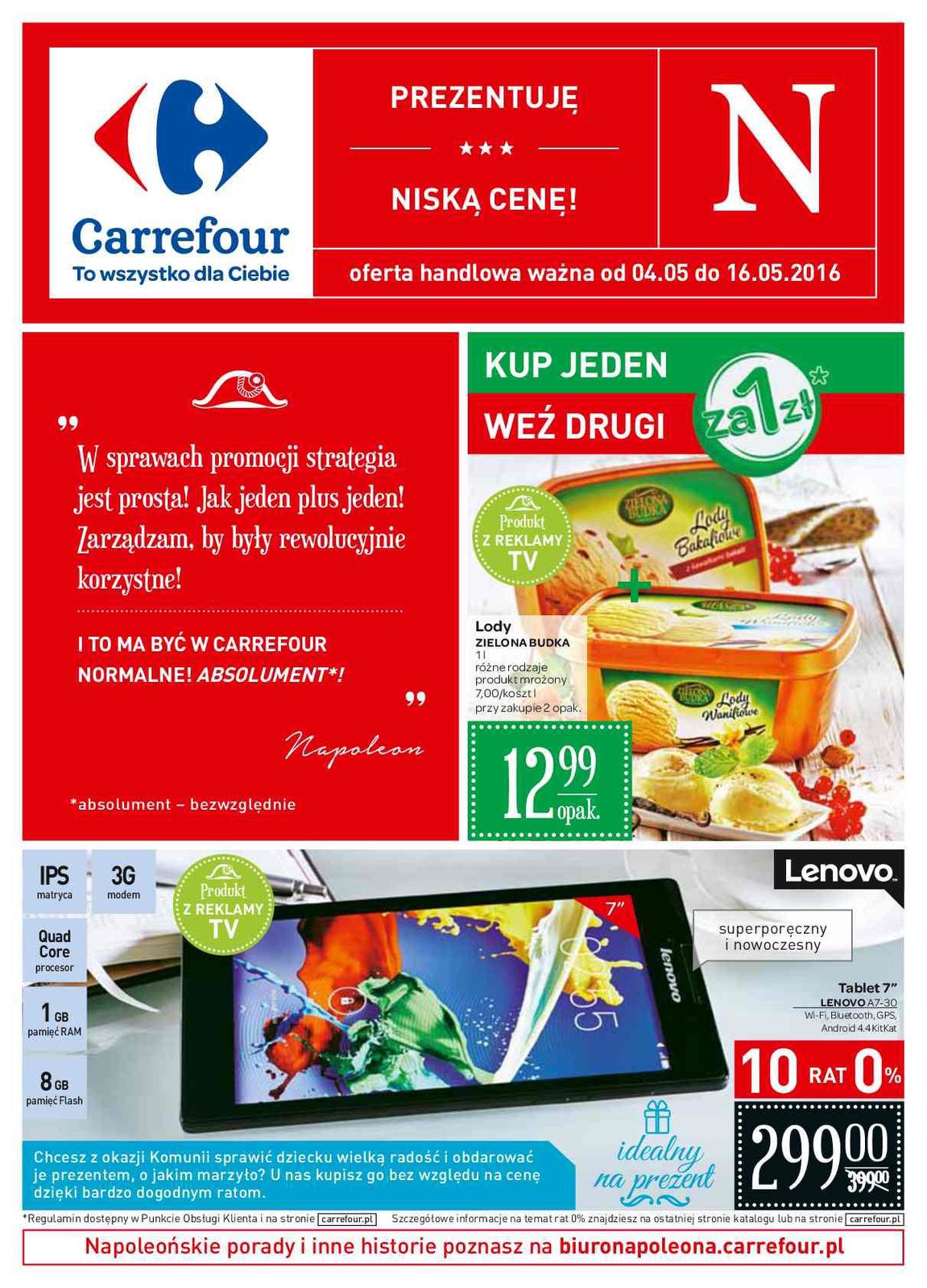 Gazetka promocyjna Carrefour do 16/05/2016 str.0