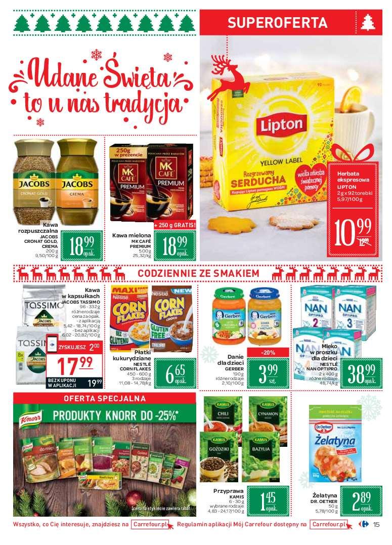 Gazetka promocyjna Carrefour do 24/12/2017 str.15