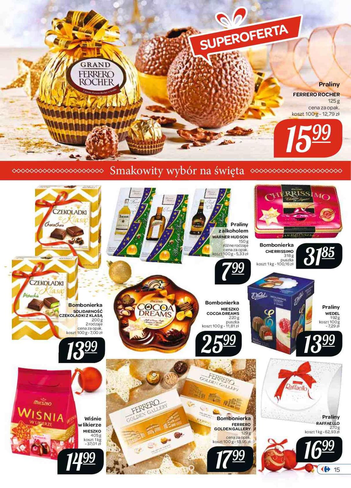 Gazetka promocyjna Carrefour do 24/12/2015 str.15