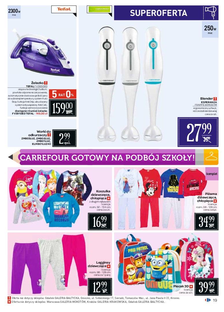 Gazetka promocyjna Carrefour do 05/09/2016 str.19