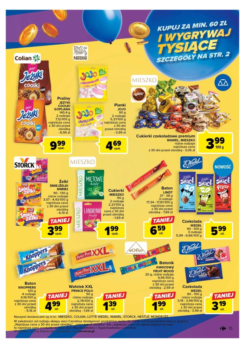 Gazetka promocyjna Carrefour do 14/10/2023 str.15