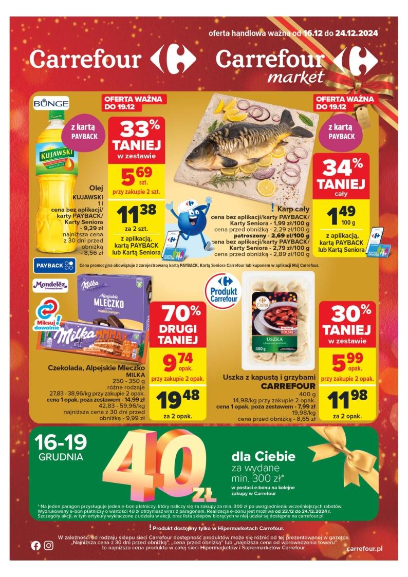 Gazetka promocyjna Carrefour do 24/12/2024 str.1