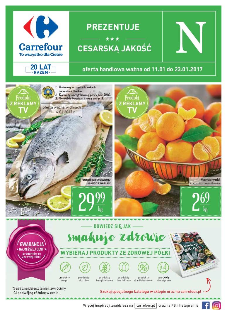 Gazetka promocyjna Carrefour do 23/01/2017 str.1
