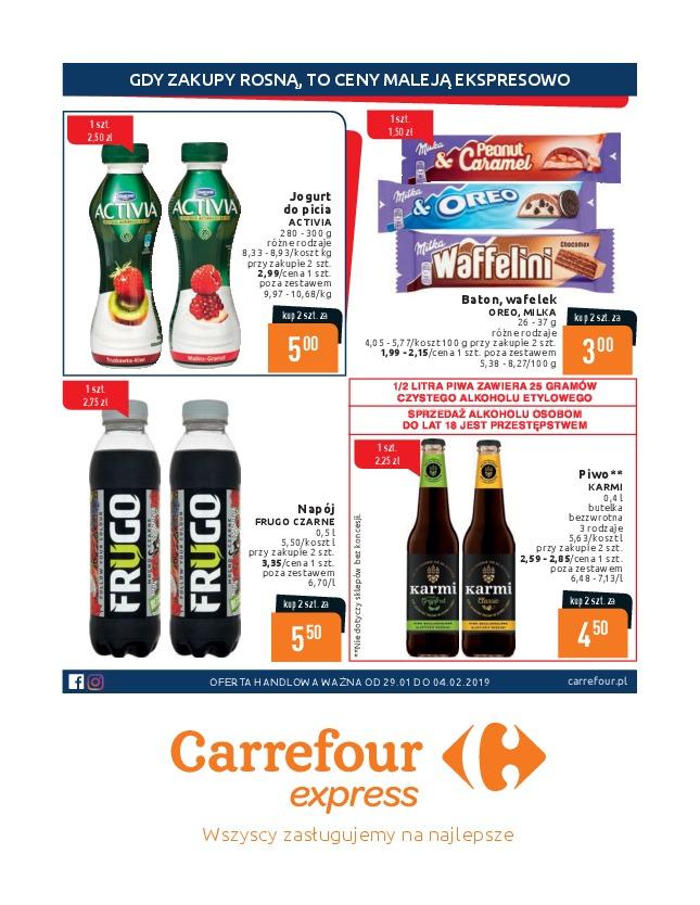 Gazetka promocyjna Carrefour Express do 04/02/2019 str.0