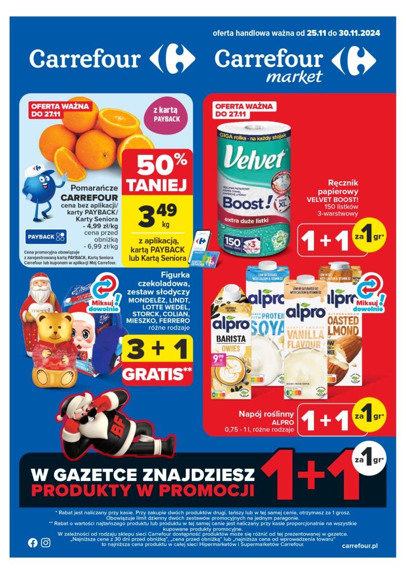 Gazetka promocyjna Carrefour do 30/11/2024 str.1