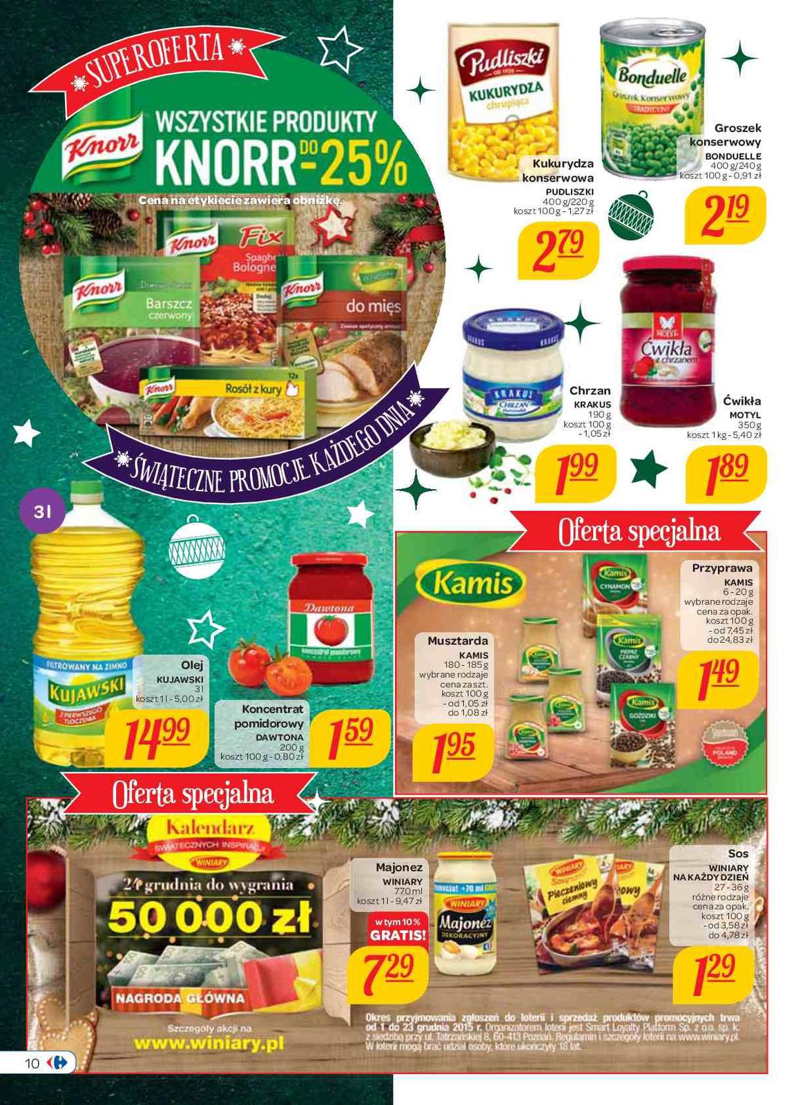 Gazetka promocyjna Carrefour do 15/12/2015 str.10