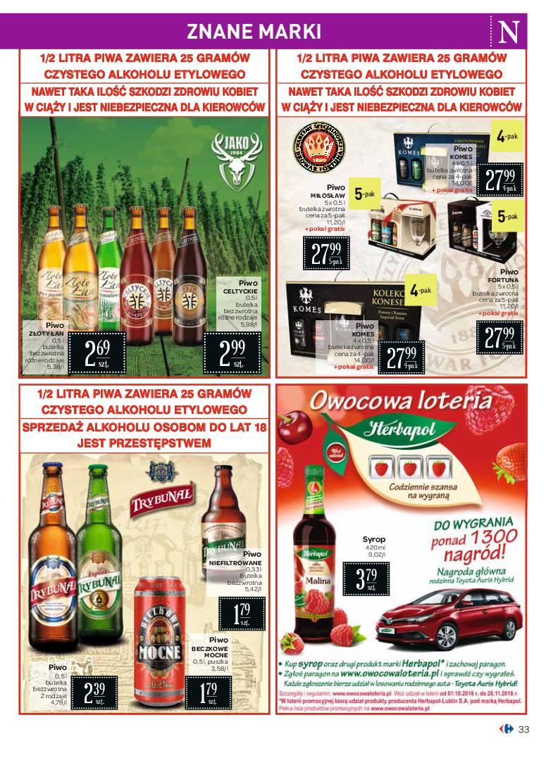 Gazetka promocyjna Carrefour do 14/11/2016 str.33