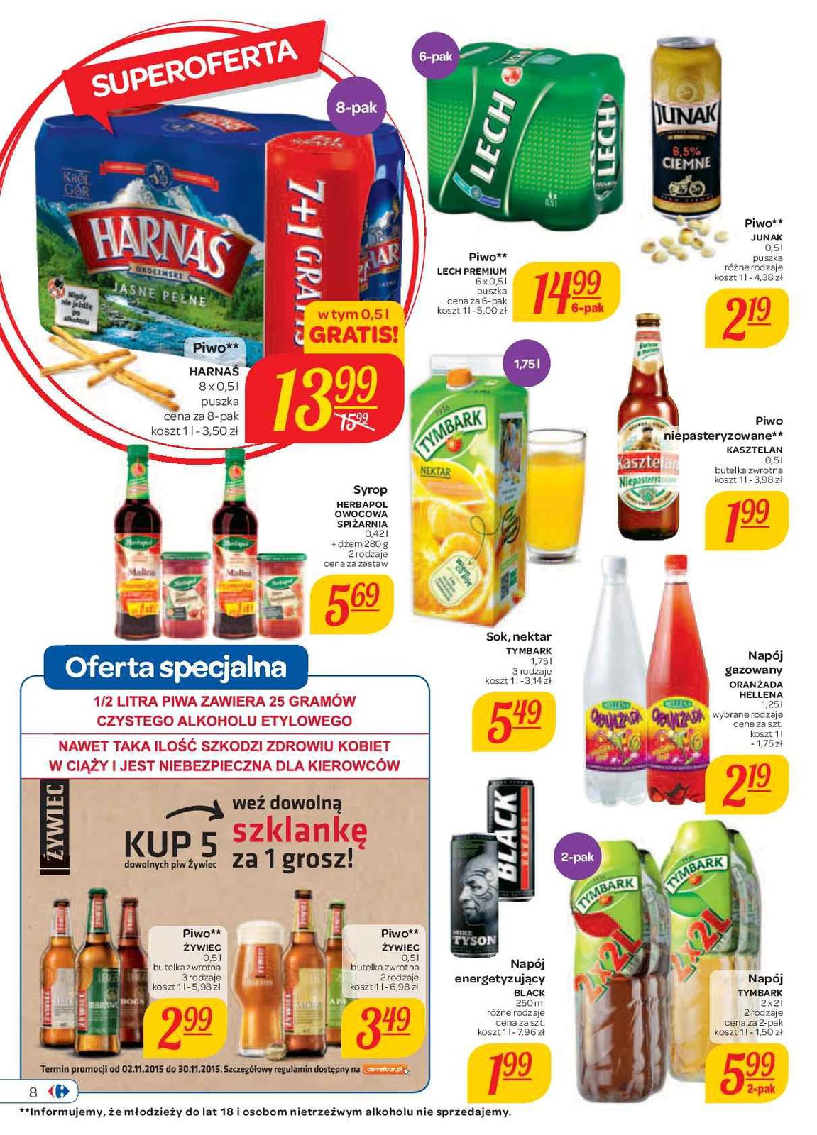 Gazetka promocyjna Carrefour do 30/11/2015 str.8