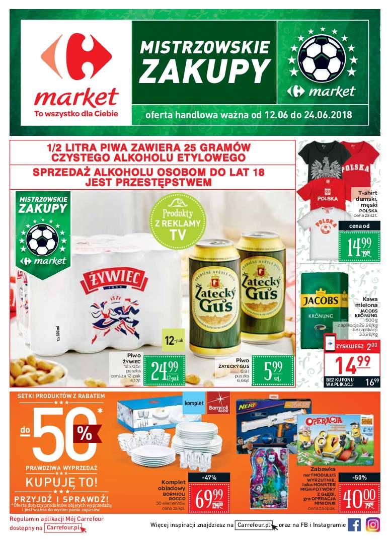 Gazetka promocyjna Carrefour Market do 24/06/2018 str.0
