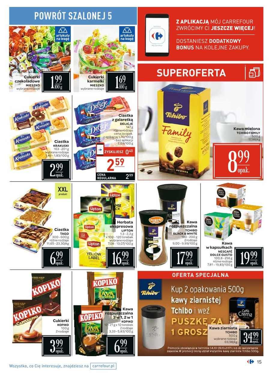 Gazetka promocyjna Carrefour do 09/10/2017 str.15