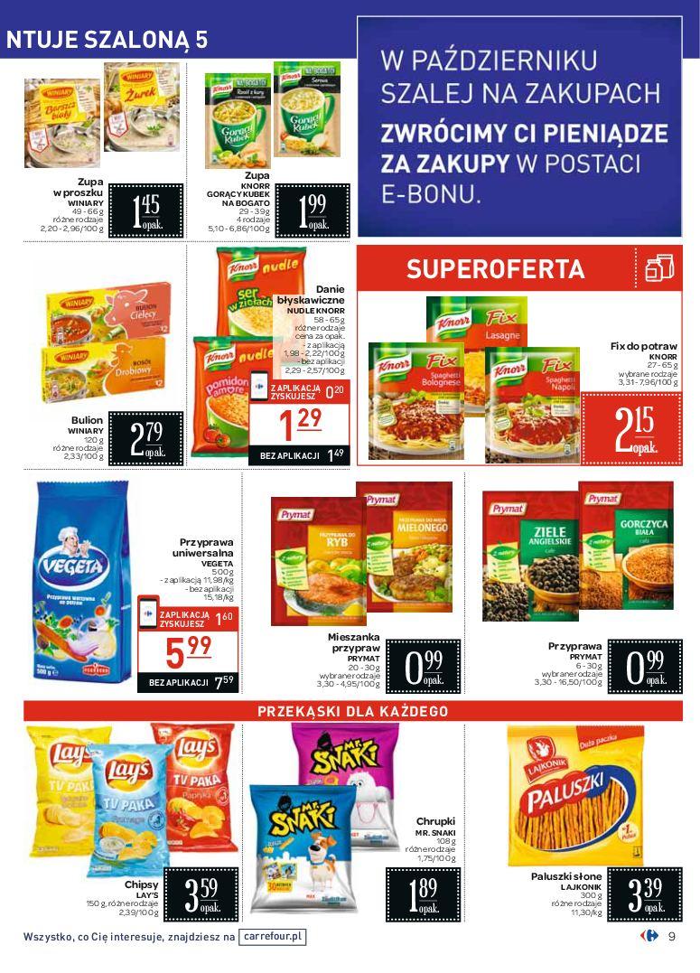 Gazetka promocyjna Carrefour do 31/10/2016 str.9