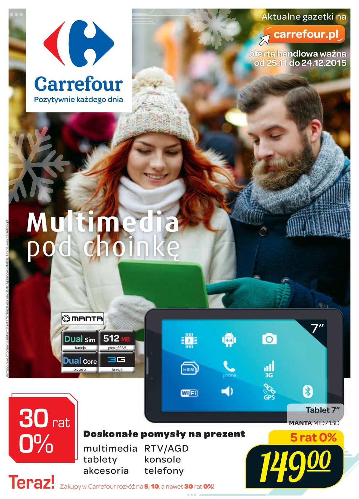 Gazetka promocyjna Carrefour do 24/12/2015 str.0