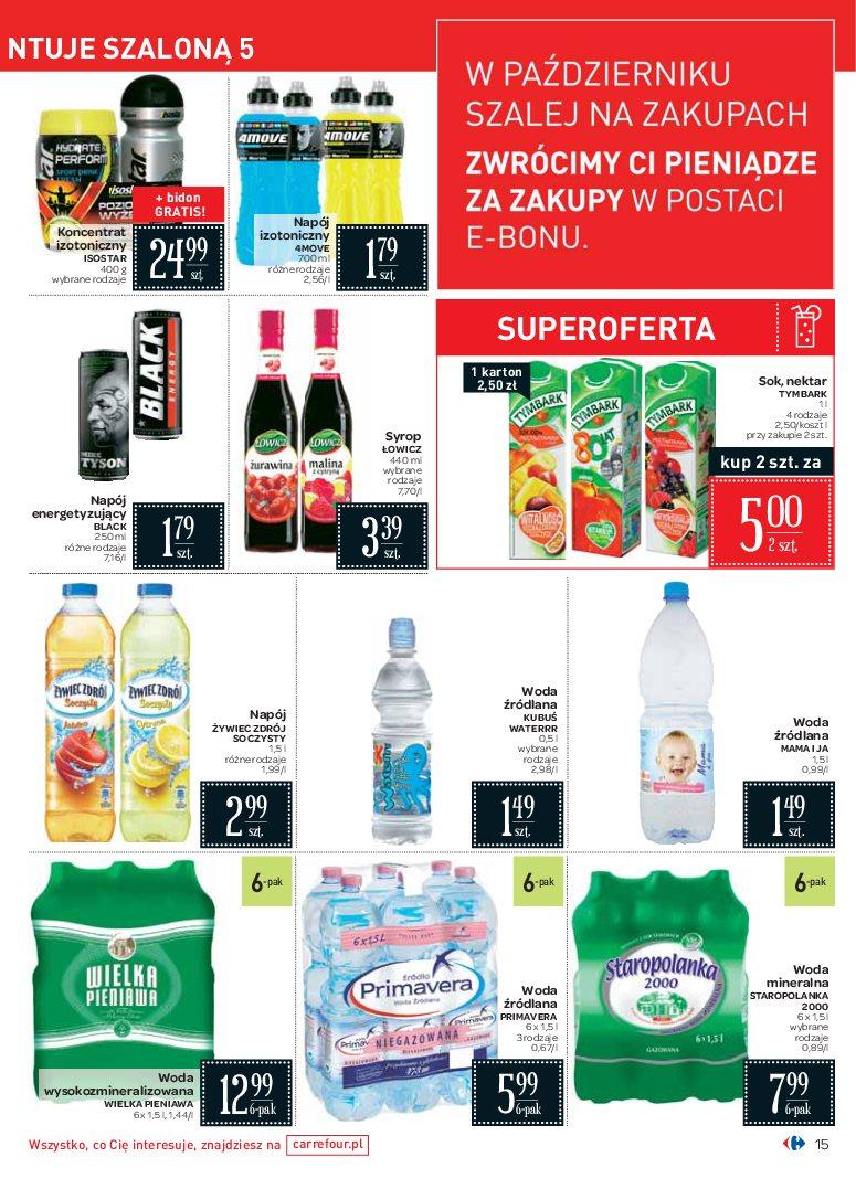 Gazetka promocyjna Carrefour do 24/10/2016 str.15