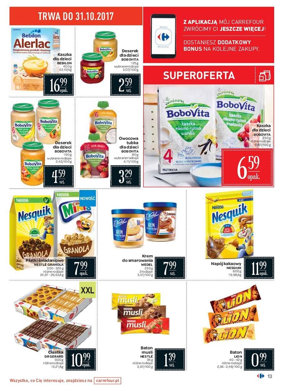 Gazetka promocyjna Carrefour do 30/10/2017 str.13