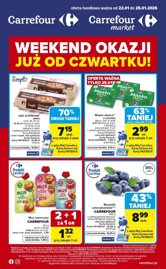 Gazetka promocyjna Carrefour do 25/01/2026 str.1