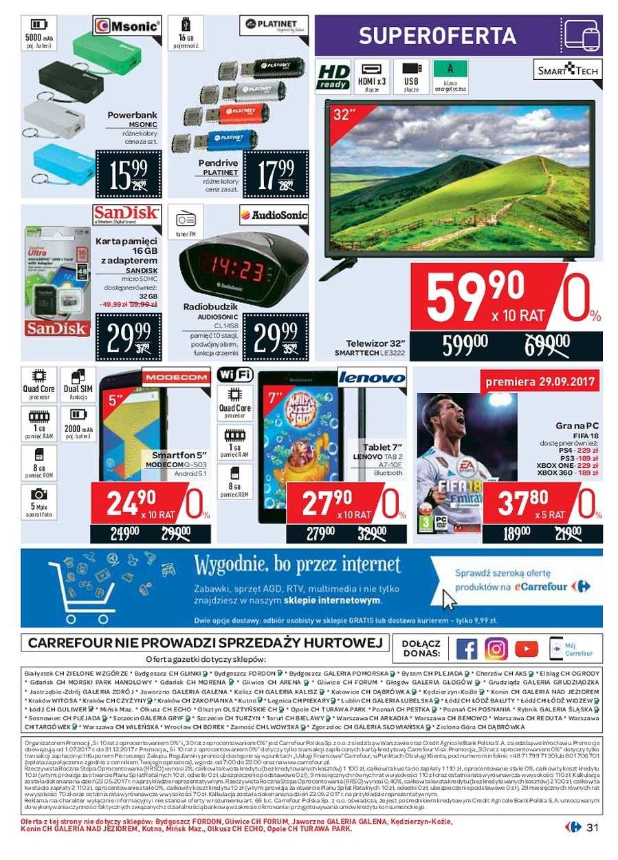 Gazetka promocyjna Carrefour do 02/10/2017 str.31