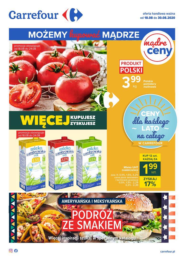 Gazetka promocyjna Carrefour do 30/08/2020 str.1
