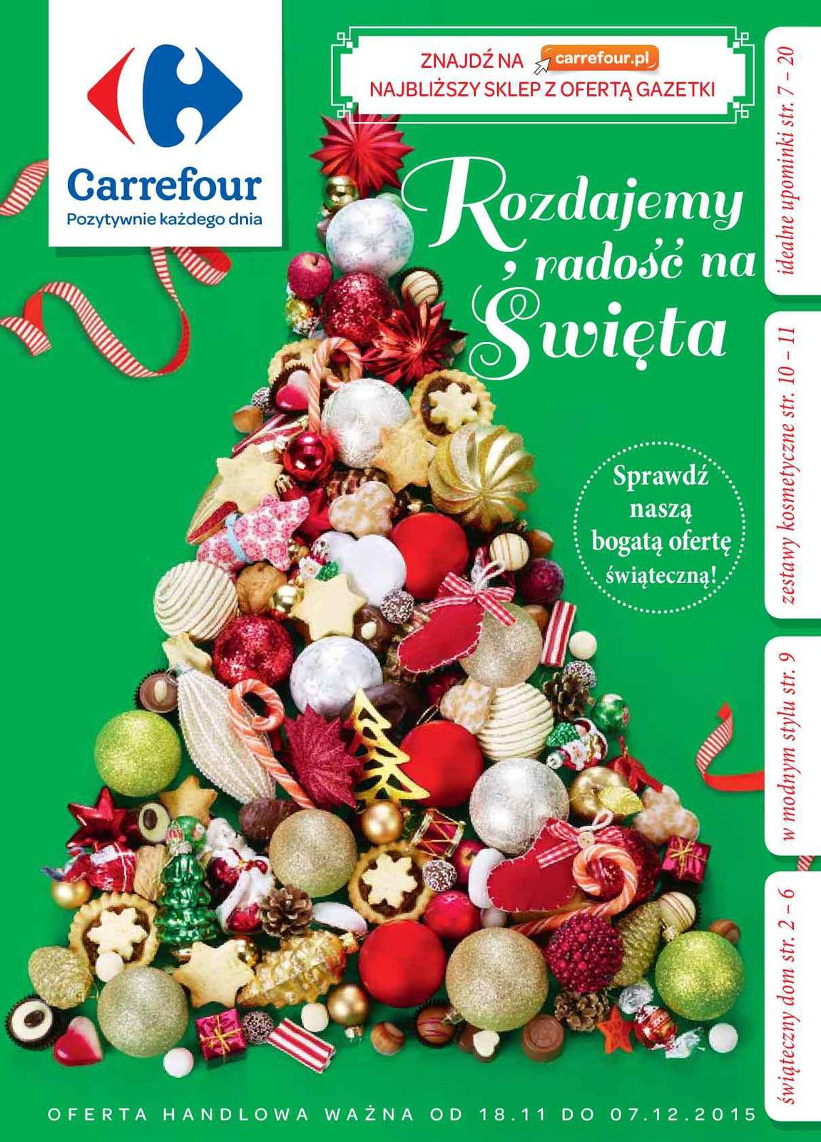 Gazetka promocyjna Carrefour do 07/12/2015 str.0