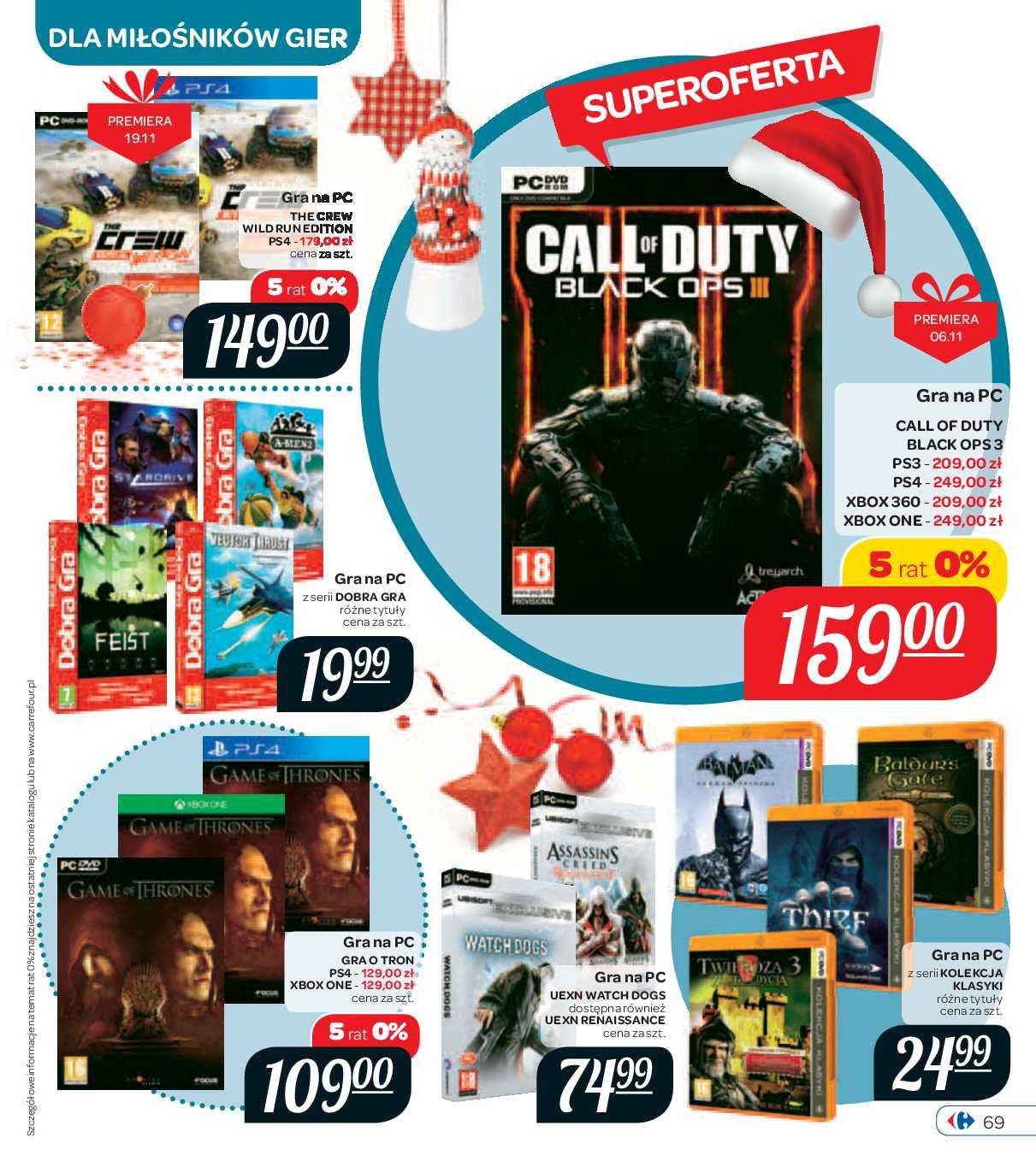 Gazetka promocyjna Carrefour do 24/12/2015 str.69