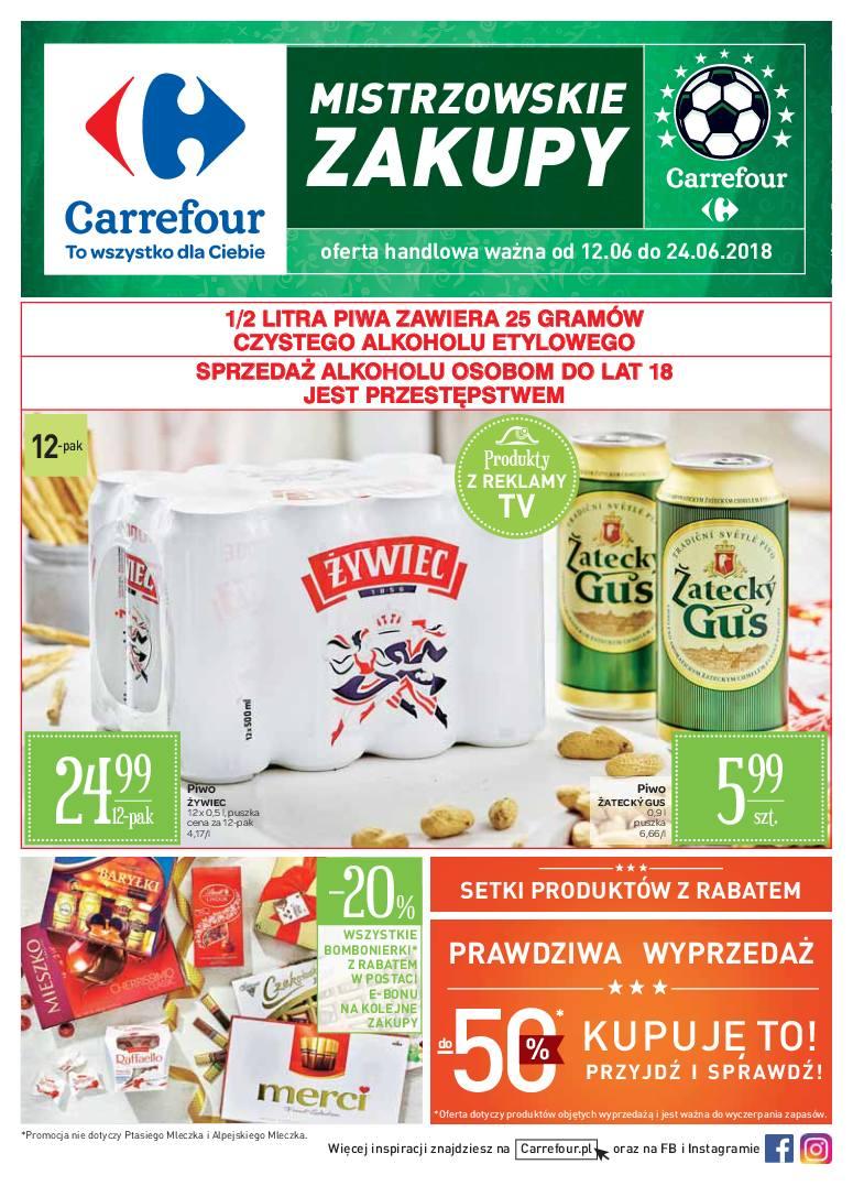 Gazetka promocyjna Carrefour do 24/06/2018 str.1