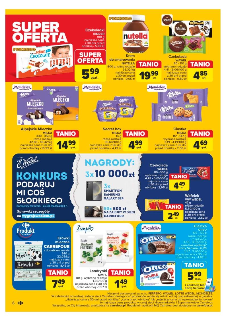 Gazetka promocyjna Carrefour do 14/09/2024 str.6