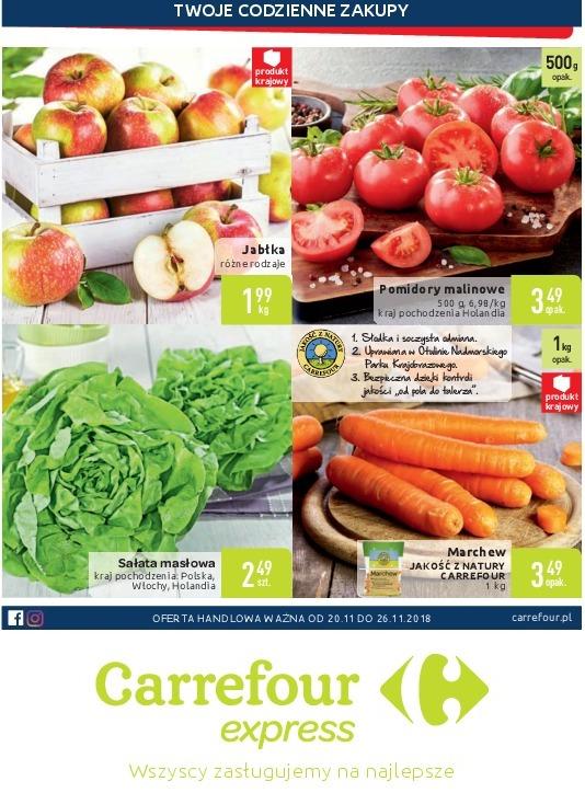 Gazetka promocyjna Carrefour Express do 26/11/2018 str.1