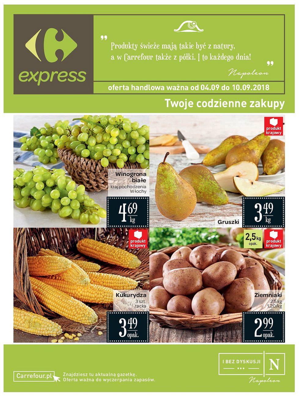 Gazetka promocyjna Carrefour Express do 10/09/2018 str.0
