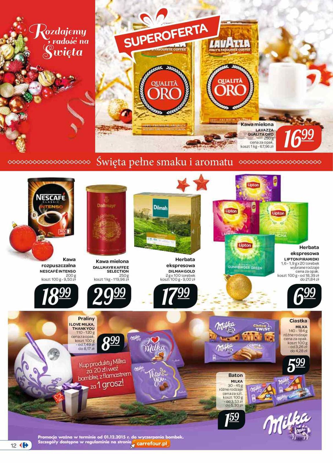 Gazetka promocyjna Carrefour do 24/12/2015 str.12