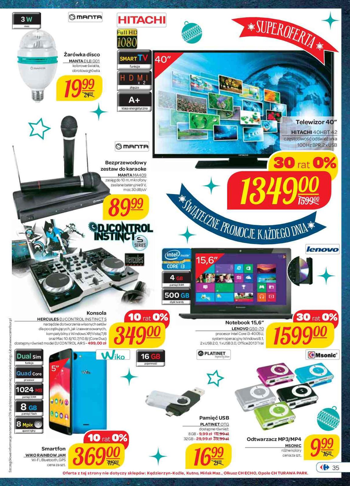 Gazetka promocyjna Carrefour do 24/12/2015 str.35