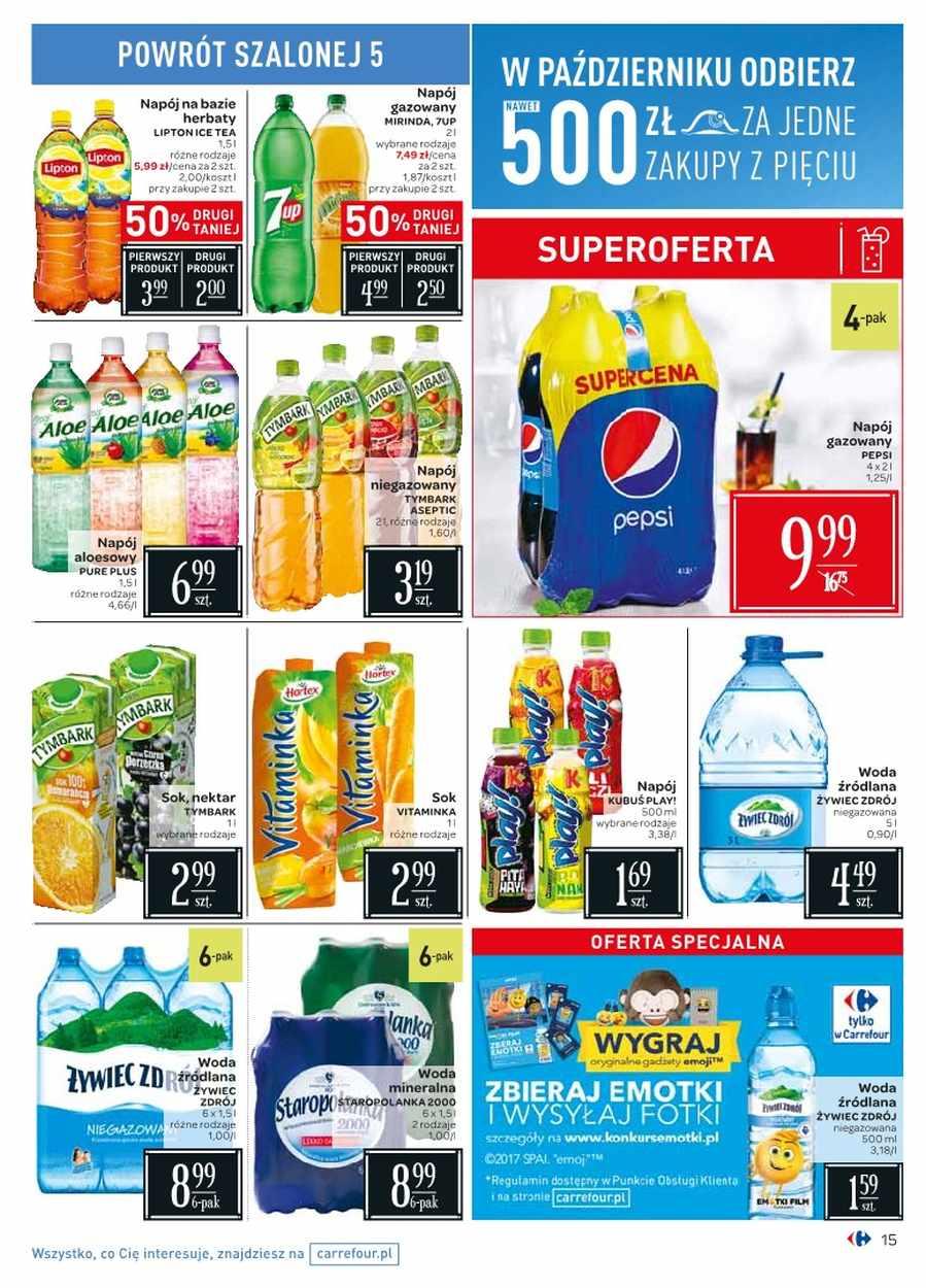 Gazetka promocyjna Carrefour do 09/10/2017 str.15