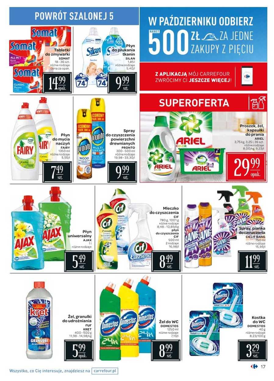 Gazetka promocyjna Carrefour do 09/10/2017 str.17