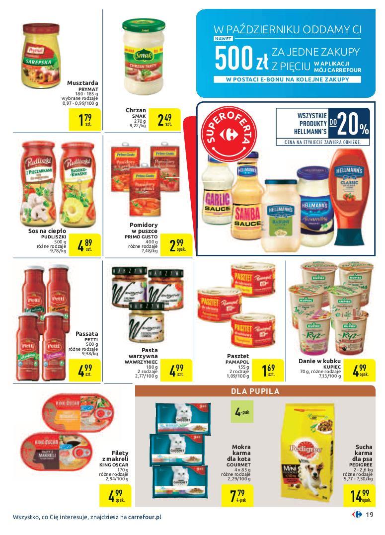 Gazetka promocyjna Carrefour do 13/10/2018 str.19