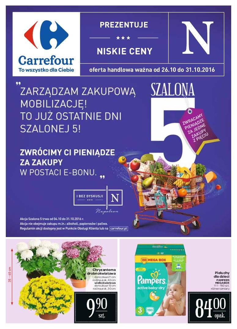 Gazetka promocyjna Carrefour do 31/10/2016 str.1