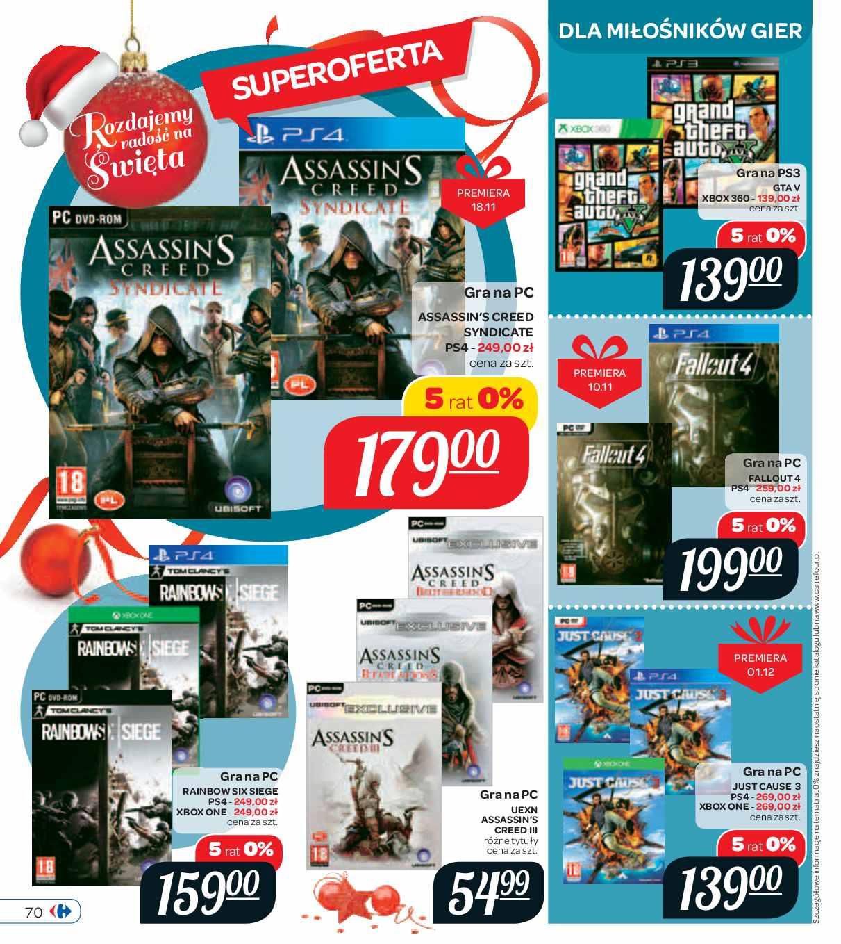 Gazetka promocyjna Carrefour do 24/12/2015 str.70