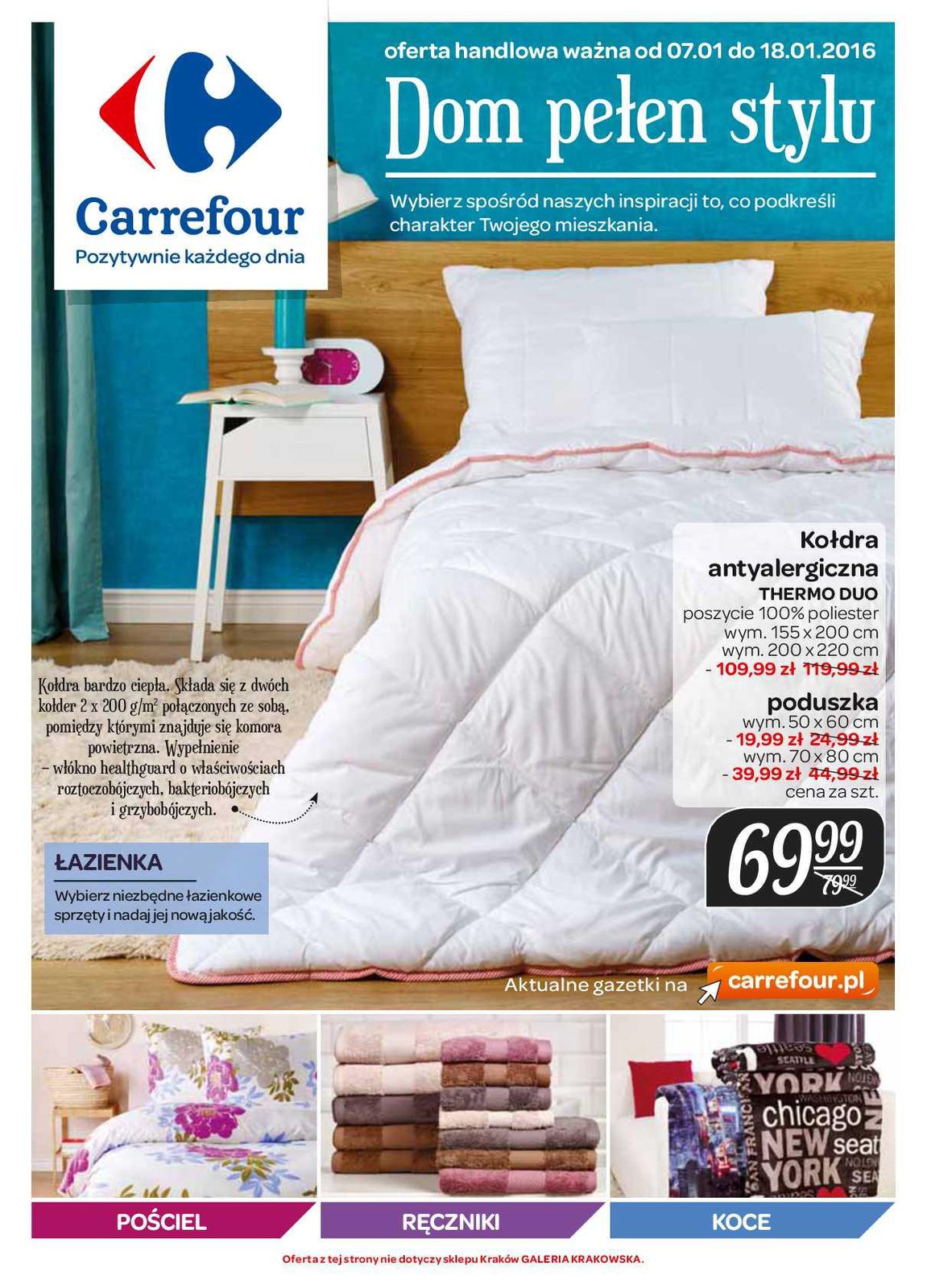 Gazetka promocyjna Carrefour do 18/01/2016 str.0