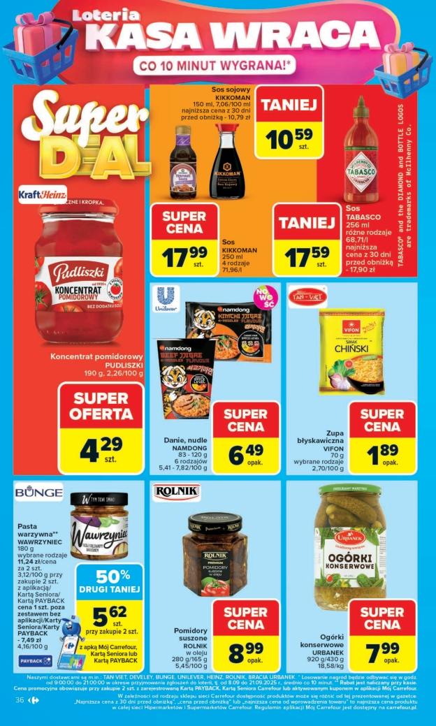 Gazetka promocyjna Carrefour do 14/09/2025 str.36