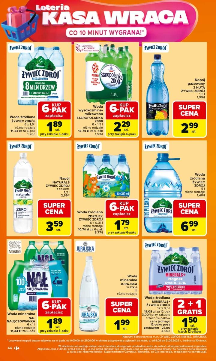 Gazetka promocyjna Carrefour do 20/09/2025 str.44