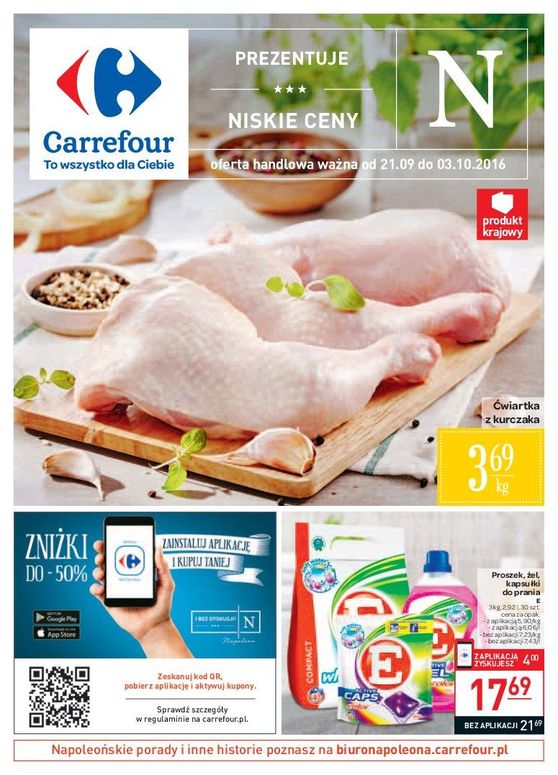 Gazetka promocyjna Carrefour do 03/10/2016 str.0