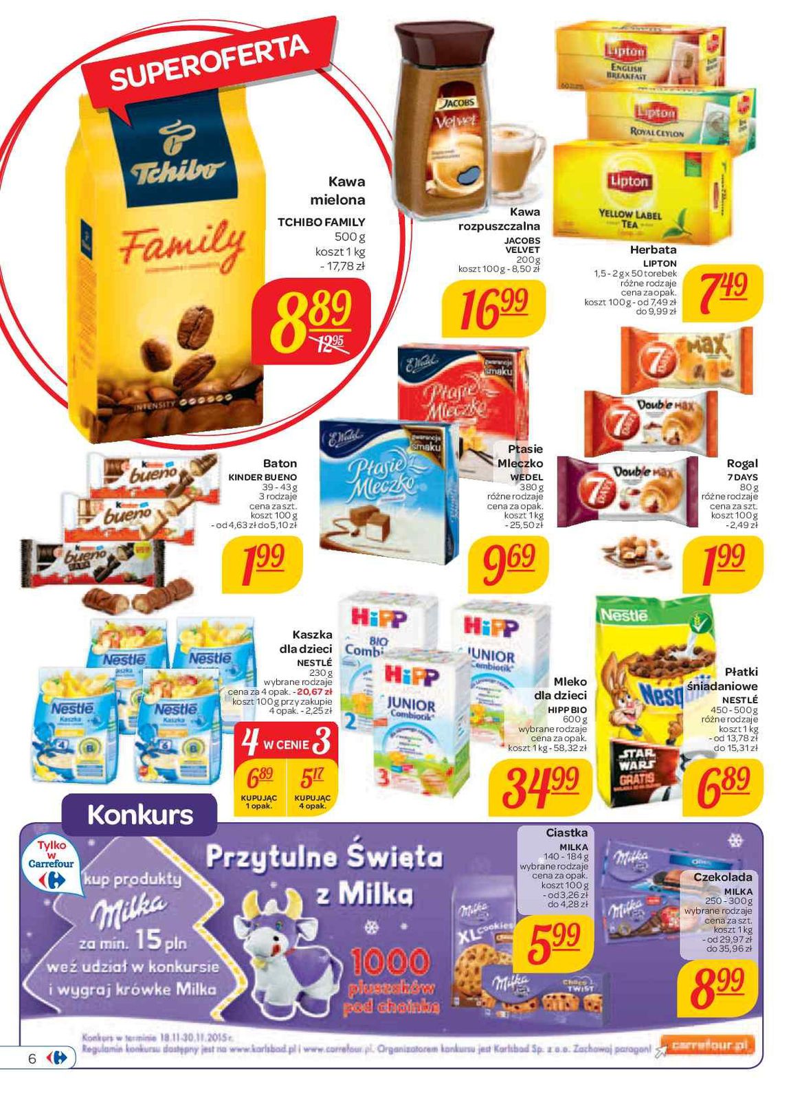 Gazetka promocyjna Carrefour do 30/11/2015 str.6