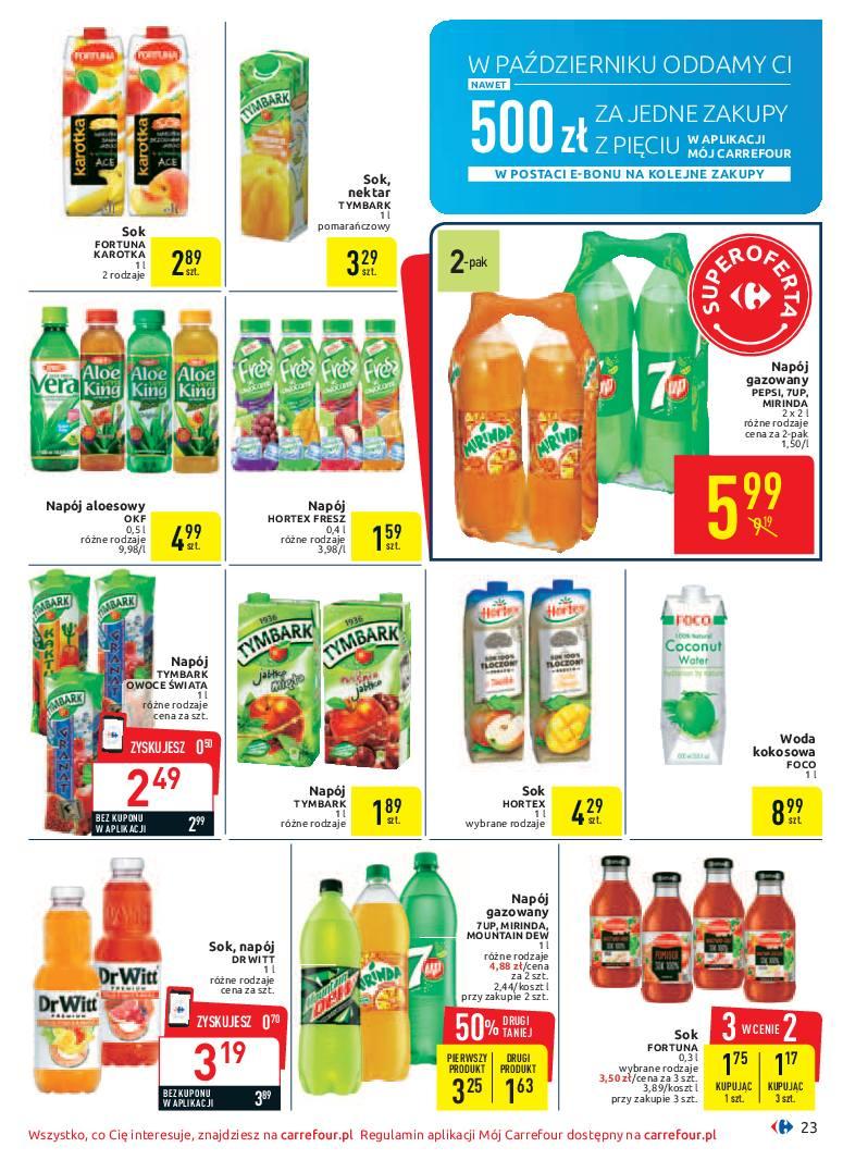 Gazetka promocyjna Carrefour do 13/10/2018 str.23