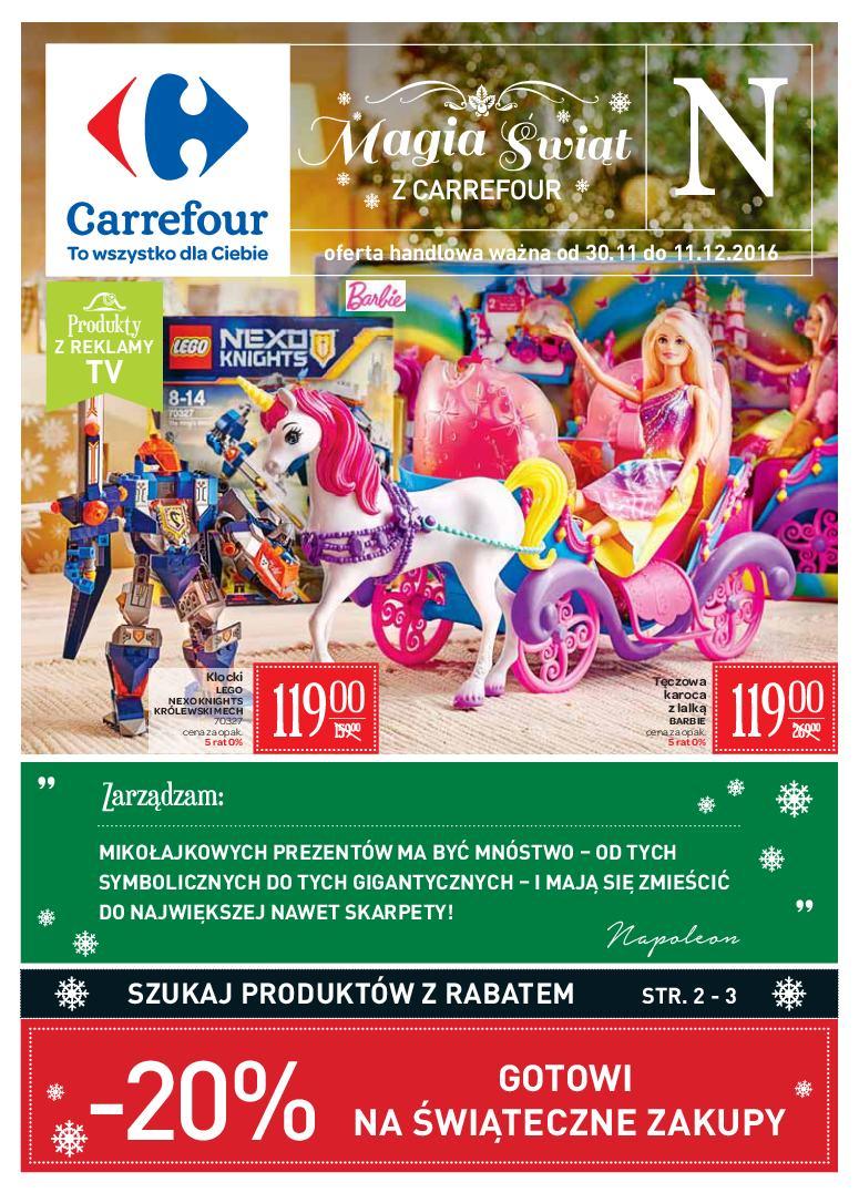 Gazetka promocyjna Carrefour do 11/12/2016 str.0