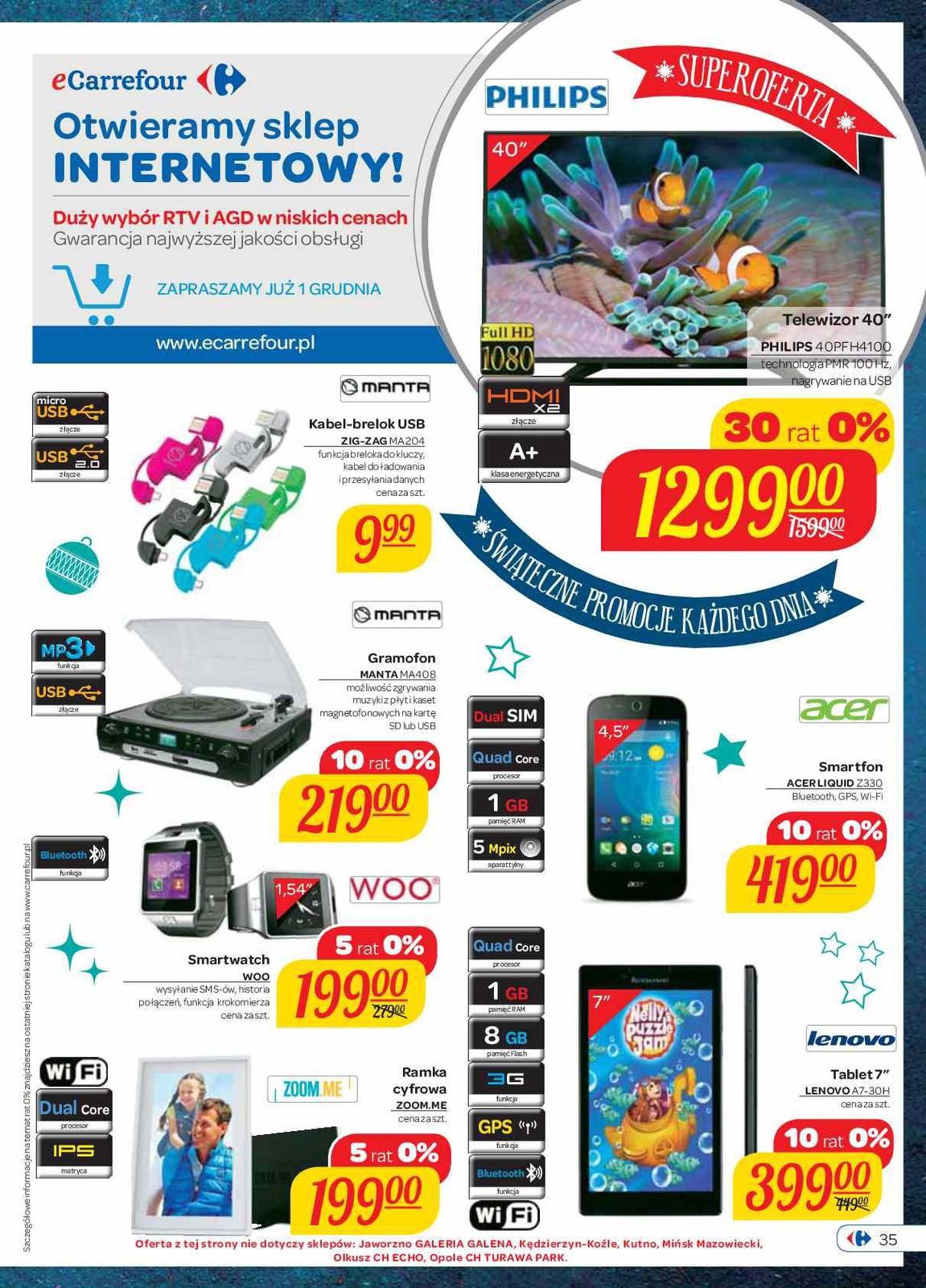 Gazetka promocyjna Carrefour do 07/12/2015 str.35